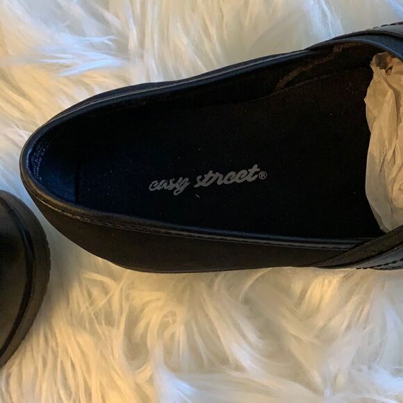 Size 9 Easy Street black shoes NEW - Picture 5 of 6